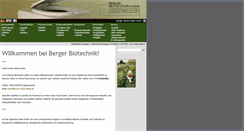 Desktop Screenshot of berger-biotechnik.de