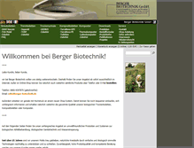 Tablet Screenshot of berger-biotechnik.de